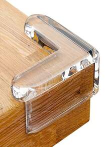 12 piezas Protectores de esquinas de seguridad, protectores de bordes de mesa transparentes, topes de esquinas de muebles, adhesivo fuerte, protegen a los bebés, protectores de esquinas transparentes para bebés, protectores de esquinas de muebles