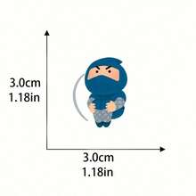 100 张日本动漫贴纸、可爱 PVC 人物涂鸦贴纸、抽象 Irsutoya 修订图形、创意贴纸，适用于 DIY 笔记本、手机壳、行李箱、背包、小提琴盒、游戏机、移动电源、笔记本电脑