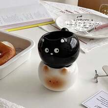 1 件暹罗猫陶瓷咖啡杯，送给朋友的独特创意礼物，生日礼物，可爱