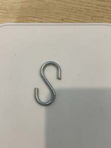 5/10/20/30/50PCS S-Shaped Metal Hooks,Heavy Duty Stainless Steel S-Hook With Scratch Resistant Cap - Small S-Shaped Hooks For Hanging Kitchen Utensils, Pans, Pots, Clothes, Bags, Towels, Plants,Adjustable, Wall Mounted Accessory Organizer(Random Color) Back To School