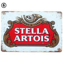 1pc, Beer Alcohol Metal Tin Sign (8''x12''/20cm*30cm),Vintage Metal Tin Plaque Art Posters Club Decoration Retro Bar Pub Man Cave Home Wall Decor