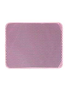 1 Piece Cat Bed Mat, Anti-Scatter Bed Mat, Double Layer Honeycomb Design, Urine And Water Waterproof Material, Dispersion Control, Less Waste, Easier To Clean, Washable - Multicolor - View 9