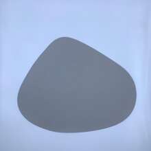 Set di 2/4/6/8 sottopiatti a forma di ciottolo piccolo KAPI per tavolo da pranzo, sottopiatti in finta pelle lavabili e resistenti al calore, facili da pulire, adatti per interni, spessore 1mm