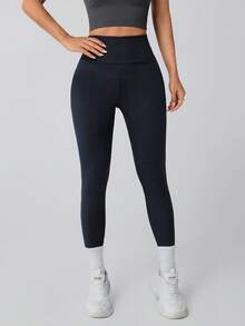 1pc Women's New Tennis Wear Breathable Skinny Pants, Outdoor Yoga Leggings, High Stretch Compression Tights For Golf, Running, Cycling