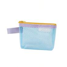 1Pc Simple And Portable Grid Contrasting Transparent Coin Purse Key Bag Card Bag Coin Purse Data Cable Storage Bag Wireless Headphone Storage Bag Suitable For Daily Outdoor Use For Women Wallet Mini Wallet Purse Wallet Travel Wallet Coin Wallet - Multicolor - View 17