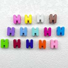 5 قطع خرز أبجدي إنجليزي كبير الثقب من مادة الأكريليك، إكسسوارات مجوهرات DIY، مواد حرفية لتعليقات الهاتف والمفاتيح، هدايا إبداعية