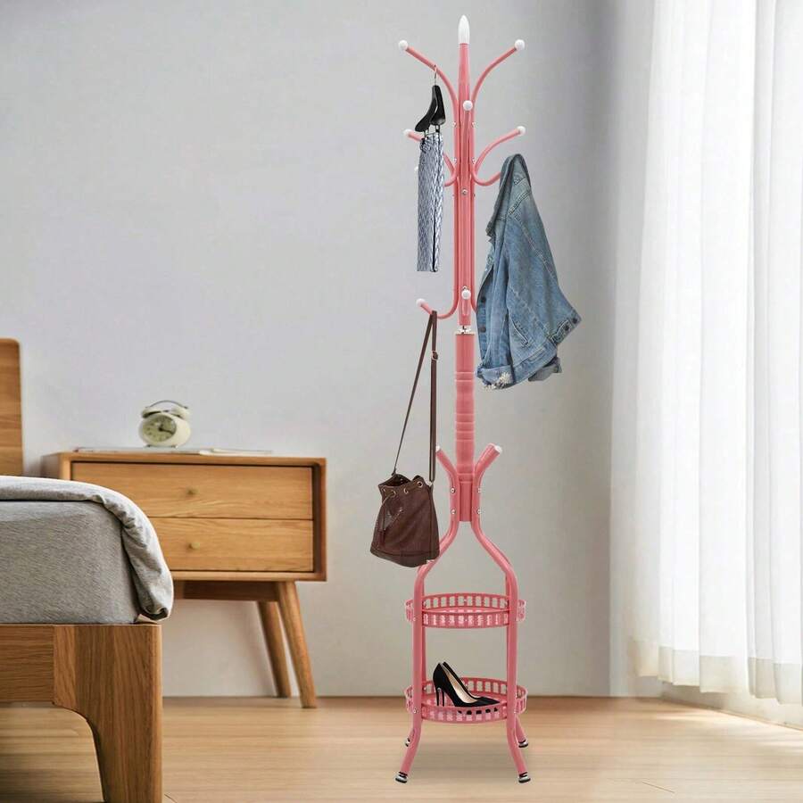 YUNRUX Coat Rack - 粉色 - 查看 1