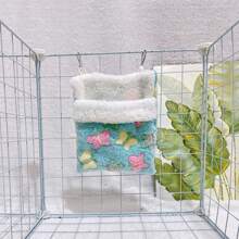 Single Selling, Soft And Comfortable, Breathable And Sturdy, Metal Hook Hanging Design, Exquisite Workmanship, Healing Color, Elegant Pet Sleeping Bag And Hanging Nest, Suitable For Use In Pet Cages, Suitable For Small Pets Such As Golden Bears, Hamsters, Chipmunks, Sugar Gliders, Flying Squirrels, And Small Bird Pets