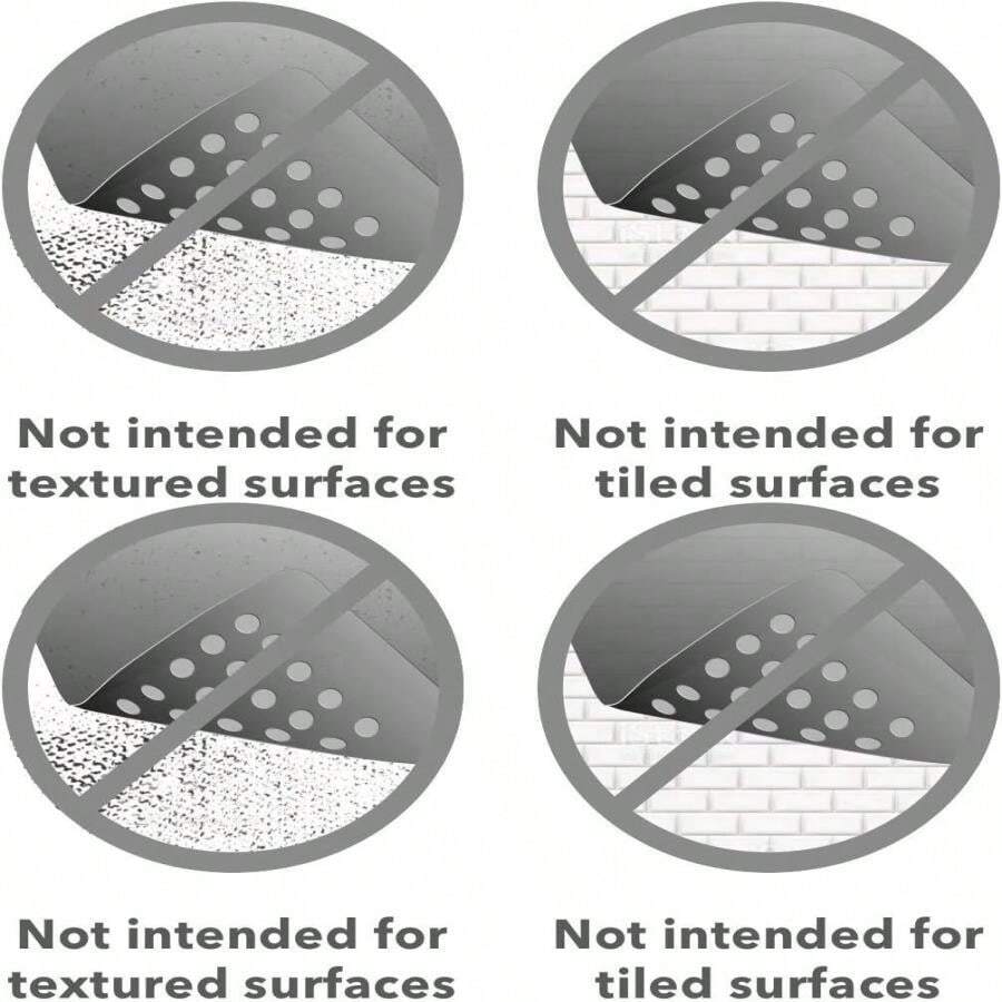 Alfombra antideslizante para bañera/ducha "Pebbles" de 35 pulgadas x 16 pulgadas, rectangular, segura, limpia, lavable a máquina, con agarre superior y drenaje, de vinilo, solo para pisos lisos, accesorios de baño de color negro opaco, decoración de otoño - Negro transparente - Ver 1
