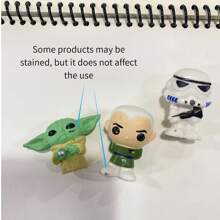 Star Wars 16 件星球大战 PVC 微型可动人偶 - 房间装饰用品多样化角色系列，适用于家居装饰和派对礼物，适合 18 岁以上粉丝、生日礼物、派对装饰 | 多样化角色套装 | 精细工艺，星球大战收藏品 - 彩色 - 查看 10