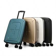 20"/24" Foldable Luggage With Quiet Spinner Wheels, Lightweight Carry-On Suitcase For Business Travel, Waterproof Material, Durable & Anti-Pressure Design