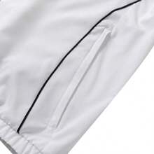 Adidas TIRO24 WB 男士户外跑步训练运动连帽夹克，休闲 - 白色 - 查看 6