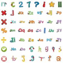 100 piezas de calcomanías de dibujos animados, calcomanías de números, calcomanías de letras, calcomanías de palabras, calcomanías de colores, calcomanías lindas, calcomanías de recompensa, calcomanías de vinilo resistentes al agua para botellas de agua, computadoras, portátiles, teléfonos, equipaje, cuadernos, refrigeradores