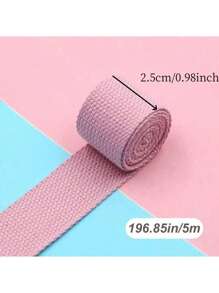 1 pieza 5M*32MM/5M*25MM Cinta de poliéster de colores, cinta portátil, cinta para mochilas, accesorios para confección de bolsas, tela DIY de decoración navideña, cinta de poliéster DIY, cinta de correa de mochila