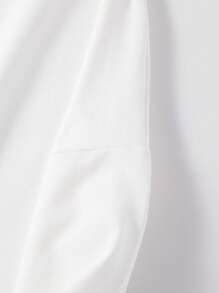 Men's Casual Letter Print Crew Neck Long Sleeve Pullover Sweatshirt, Back To School , Fall