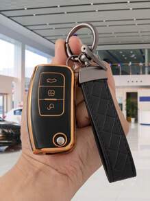 2pcs Car Key Fob Cover Set: TPU Material, Scratch-Resistant & Anti-Drop, 0.1mm Ultra-Thin & Ultra-Silent, 3-Button Precise Fit, Anti-Shock & Durable, 360° Signal Protection, Fingerprint Resistant Coating, Portable Design [Please Check Model Compatibility In Product Details]