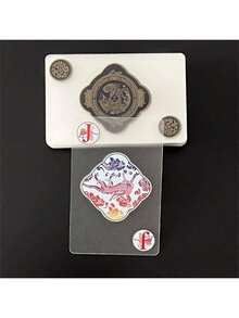 1 盒透明塑料扑克牌、娱乐游戏和其他派对娱乐游戏卡 - 透明色 - 查看 8