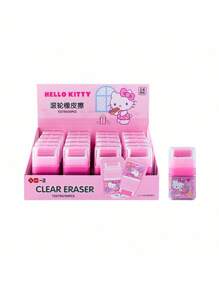 Sanrio 1pc Sanrio Family Cartoon Design Rubber Stamp, Cute Creative Eraser For Students
