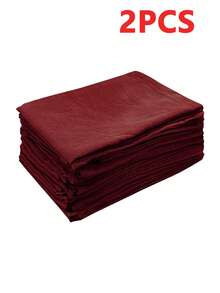 2/6/12pcs Modern Minimalist Lightweight Soft Solid Color Textured Crinkle Napkins, Suitable For Restaurant, Living Room, Home, Daily Use, Valentine's Day, Wedding, Party Decor - Multicolor - View 32