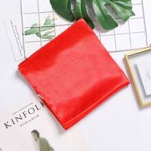 1 件绉绸丝缎纯色围巾奢华头巾头巾披肩别致女士头巾盖头矩形围巾女士