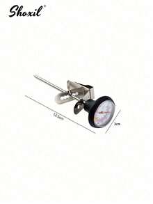 1 pieza Termómetro digital para café - Medidor de temperatura instantánea para verter, herramienta de barista para una preparación perfecta (40-120°C), diseño a prueba de agua y con clip - termómetro - Ver 7