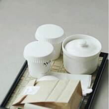 100/200pcs Disposable Paper Cup Lids, Water Cup Dust Cover, Coffee Cup Paper Lid, Suitable For Home, Hotel, And Other Uses