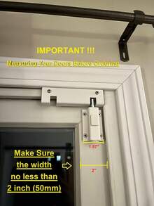 SDGINA Sliding Door Security Lock - Sliding Patio Door Lock For Glass Doors, Child Safety Foot Locks (Sliding Glass Door Lock, 1, Count) - 1.0 - Xem 3