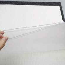 A6 PVC Clear File Folder Document Organizer Bag, Minimalist Designschool Supplies,Back To School