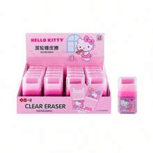 Sanrio 1pc Sanrio Family Cartoon Design Rubber Stamp, Cute Creative Eraser For Students