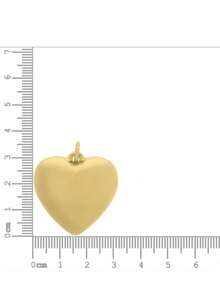 Semi-Jewelry Necklace Heart Chain Link Portuguese Fine Italian Varnish - 金色 - 查看 6