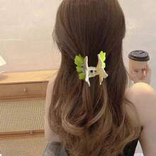 1pc Elegant Tulip Decor PS (Polystyrene) Hair Clip, Suitable For Everyday Wear Hair Accessories Elegant Hair Claw Women Claw Clips Fall Winter Flower For Vacation Outfits Woman - Multicolor - View 4