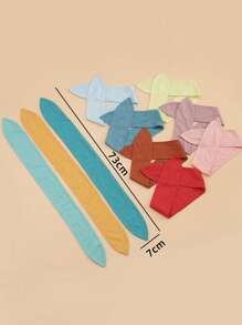 Set de 10 diademas elegantes y lindas con lazo - Diademas de moda, que absorben la humedad, suaves y cómodas, de multicolor, multifuncionales, aptas para yoga, decoración casual
