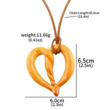 rongji jewelry Handgemachter Schlüsselanhänger, Autospiegel-Ornament in Brezelform, kreatives, personalisiertes Auto-Accessoire als Geschenk