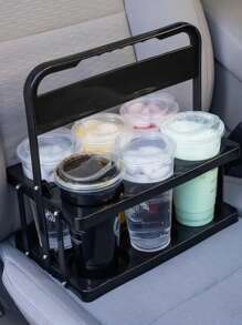 A Portable Collapsible Beer Carrier That Holds 6 Bottles,Convenient For Carrying Drinks When Going Out, Bottom Reinforcement Has Stability And Is Not Worried About Spillage Or Leakage,Suitable For Coffee, Milk, And Tea Storage, Perfect For Everyday Use And Parties Picnic, Camping, A Must-Have For Beer Festivals.Very Suitable For Coffee, Milk Tea, Beer Enthusiasts, Suitable For Company Dinners, School, And Work