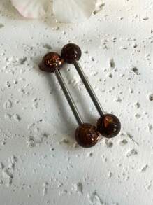 2025 Latest Colorful Tongue Ring With Glitter Sequins, Cute Multi-Color Options For Women, Students And Party Wear