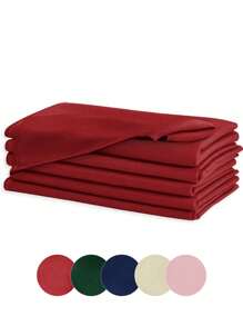 Solid Color Thick Napkins, Suitable For Restaurants, Kitchens, Weddings, Parties, Dining Tables, Home Decor - Multicolor - View 2