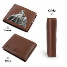 Customized Wallets & Cardholders For Men Wallet Purse Wallet Wallet Mini Wallet Men Wallet Leather Small Wallet Long Wallet Wristlet Wallet Coin Wallet - Multicolor - View 3