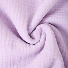 Manta de envolver de 2 capas para bebé, manta de gasa suave de unicolor para recién nacidos - Multicolor - Ver 4