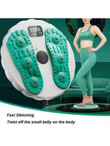 NetHong Digital Waist Whisper Body Shaping Waist Twisting Disc Waist Sculptor Machine - Green - View 2