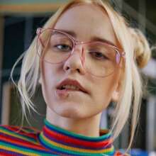 1/2 pièces Lunettes classiques modernes simples pour femmes avec monture transparente, pour les activités de plein air, la vie quotidienne, le bureau et la lecture