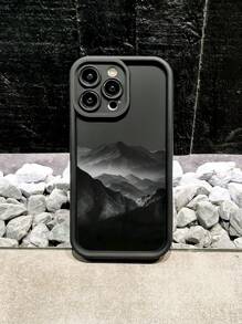 Funda de teléfono a prueba de golpes con paisaje de montaña para 16 ProMax, 14/13, 12, 11 Pro Max, XS Max, X, XR, 8, 7, Plus, 15, 13 ProMax, 16, 14 Plus, 11 - Adecuado como regalo de cumpleaños, novia, novio o uso personal