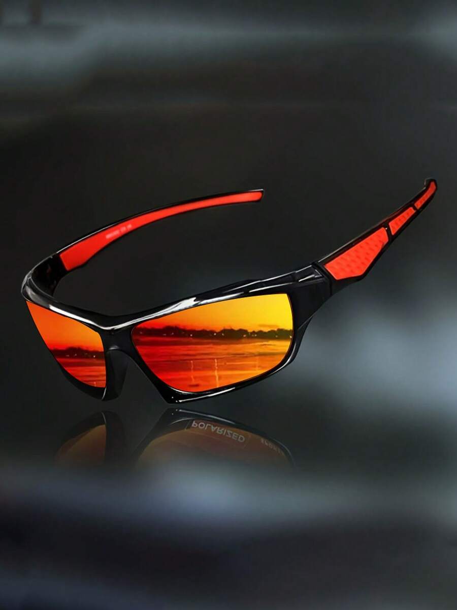 1 件时尚经典环绕式时尚眼镜，男女通用，适合旅行、驾驶、海滩、派对、音乐节、音乐会，是理想的礼物 - 同款多色 - 查看 1