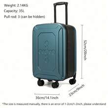 20"/24" Foldable Luggage With Quiet Spinner Wheels, Lightweight Carry-On Suitcase For Business Travel, Waterproof Material, Durable & Anti-Pressure Design
