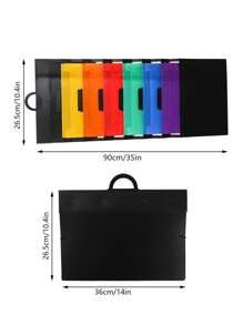 1 Bolsa Sanfonada Arco-Íris, Material PP. Pode ser transportada, pendurada e dobrada. À prova d'água e resistente a manchas, fácil de limpar com um lenço umedecido. Cabe facilmente em tamanho A4. Pastas de escritório, bolsas de armazenamento portáteis e penduráveis, pastas de parede, bolsas de armazenamento coloridas. Método de armazenamento prático e eficiente, bonito e fácil de usar. Suprimentos de escritório. Papelaria para estudantes. Presentes de volta às aulas. Material escolar, volta às aulas.