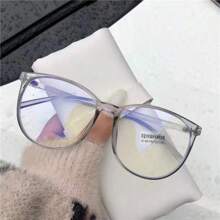 1/2 pièces Lunettes classiques modernes simples pour femmes avec monture transparente, pour les activités de plein air, la vie quotidienne, le bureau et la lecture