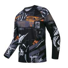 TELEYI Men's Lightweight Quick-Dry Fishing Shirt - Moisture-Wicking Breathable Long Sleeve Top Color Sleeves For Outdoor Activities, Hiking, Camping, Boating, Fishing Gear | Contrast Sleeve Design | Branded Apparel, Fishing Accessory