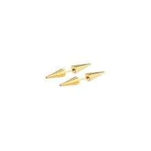 2 pièces Boucles d'oreilles à longues pointes pour piercing hélix, bijoux de corps punk pour oreilles