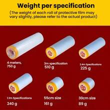 Disposable Dustproof Plastic Film For Decoration And Furniture Protection Film - Clear - View 8