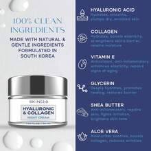 Skin 2.0 Korean Vitamin C &Amp; Collagen Face Moisturizer - Dermatologist Tested, Tightening- Anti-Aging, Clean Beauty, Cruelty-Free Skincare - All Skin Types - 1.69 Oz - Hyaluronic & Collagen - View 3