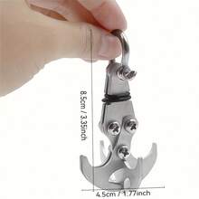 4-Claw Stainless Steel Folding Hook, Multifunctional, Suitable For Hiking, Camping And Securing Backpacks - Premium Upgraded Grappling Hook - View 10